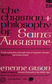 Tapa de The Christian philosophy of Saint Augustine (A Vintage book)