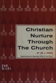 Tapa de Christian nurture through the church