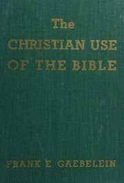 Tapa de The Christian use of the Bible