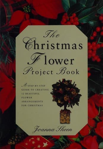 Tapa de The Christmas flower project book