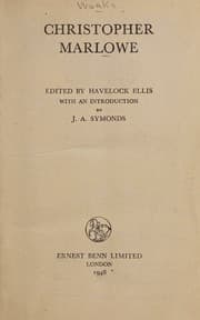 Tapa de Christopher Marlowe
