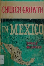 Tapa de Church Growth in Mexico