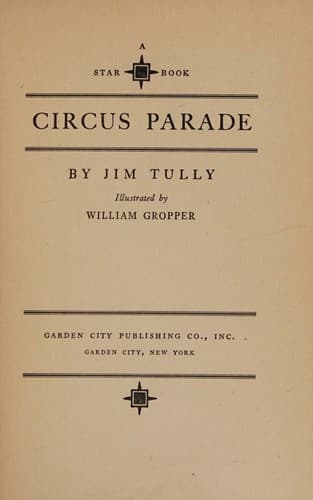 Tapa de Circus Parade