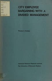Tapa de City employee bargaining with a divided management