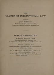 Tapa de The Classics of International Law