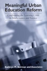 Tapa de Meaningful Urban Education Reform
