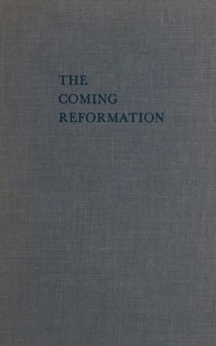 Tapa de The coming reformation