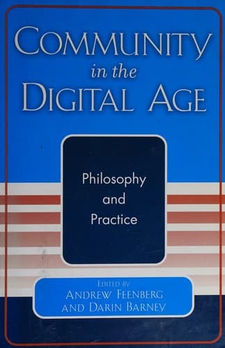 Tapa de Community in the Digital Age