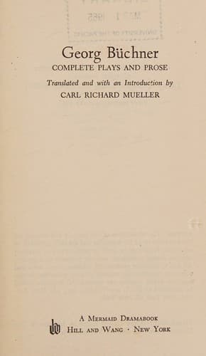 Tapa de complete plays and prose