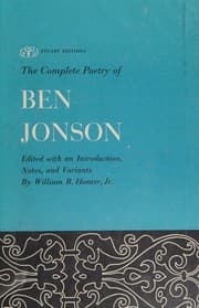 Tapa de The Complete Poetry of Ben Johnson, Edited By William B. Hunter, Jr