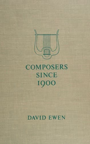 Tapa de Composers since 1900