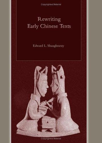 Tapa de Rewriting early Chinese texts