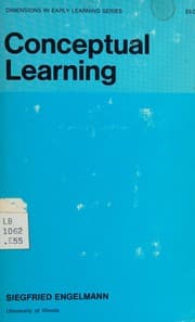 Tapa de Conceptual learning (Dimensions in early learning series)