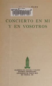 Tapa de Concierto en mi y en vosotros