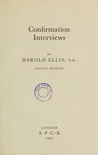 Tapa de Confirmation interviews