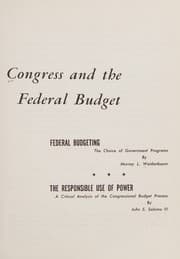 Tapa de Congress and the Federal budget: Federal budgeting