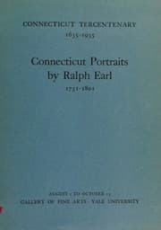 Tapa de Connecticut Portraits By Ralph Earl 1751-1801