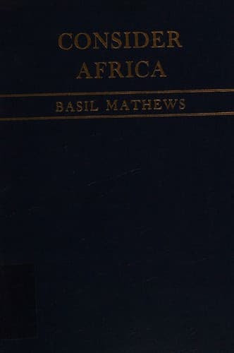 Tapa de Consider Africa