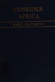 Tapa de Consider Africa