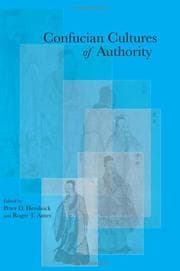 Tapa de Confucian Cultures of Authority (SUNY series in Asian Studies Development)