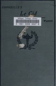 Tapa de Corneille's Le Cid