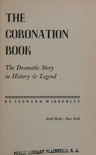 Tapa de The coronation book