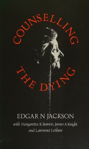 Tapa de Counselling the dying