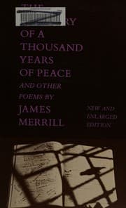 Tapa de The Country of A Thousand Years of Peace and Other Poems by James Merrill