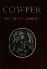 Tapa de Cowper's poetical works,