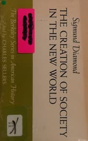Tapa de The creation of society in the New World