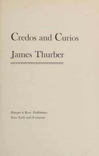 Tapa de Credos and curios
