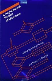Tapa de Computational Models of Discourse
