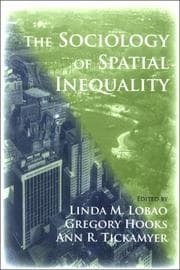 Tapa de Sociology of Spatial Inequality