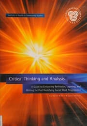 Tapa de Critical thinking and analysis