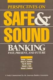 Tapa de Perspectives on safe & sound banking