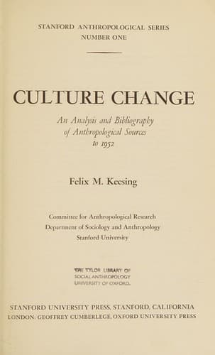 Tapa de Culture change