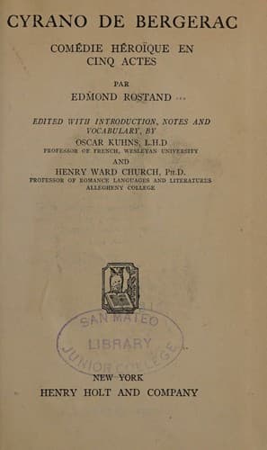 Tapa de Cyrano de Bergerac
