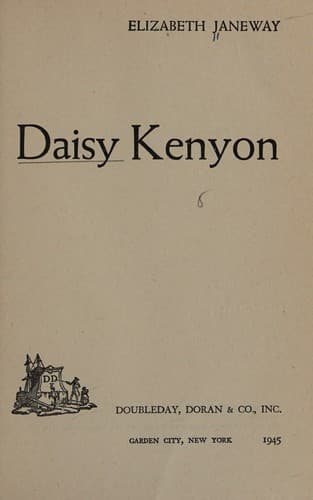 Tapa de Daisy Kenyon