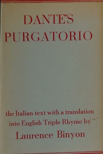 Tapa de Dante's Purgatorio