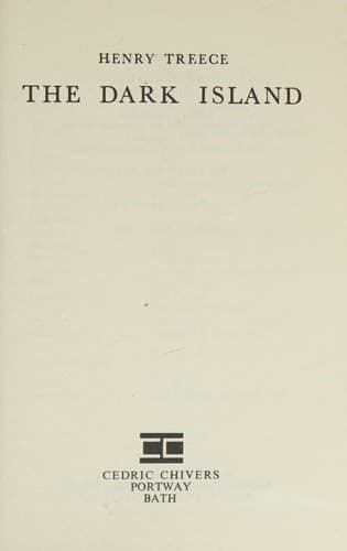 Tapa de The dark island