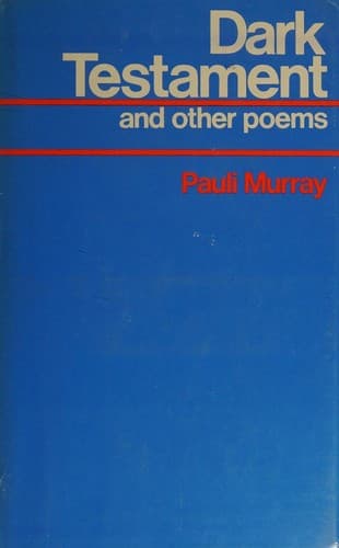 Tapa de Dark Testament and other poems