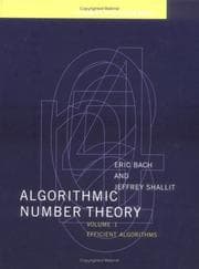 Tapa de Algorithmic number theory
