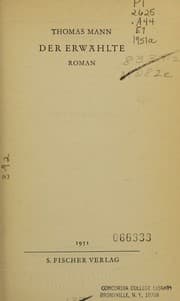 Tapa de Der Erwahlte