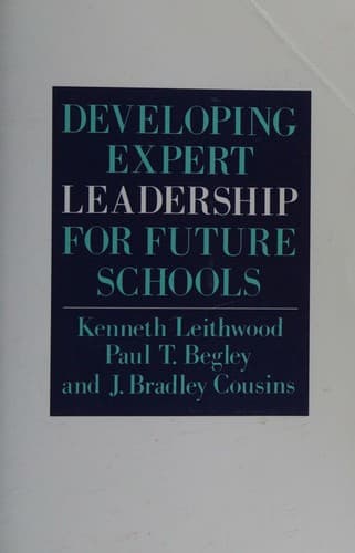 Tapa de Developing expert leadership for future schools