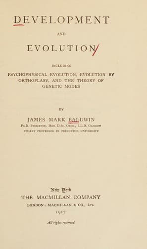 Tapa de Development and Evolution (Classic Reprint)