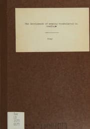 Tapa de The development of meaning vocabularies in reading,