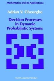 Tapa de Decision processes in dynamic probabilistic systems
