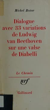 Tapa de Dialogue avec 33 variations de Ludwig van Beethoven sur une valse de Diabelli
