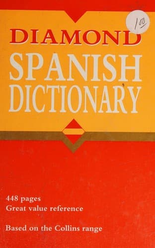 Tapa de Diamond Spanish dictionary