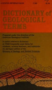 Tapa de DICTIONARY of  GEOLOGICAL TERMS